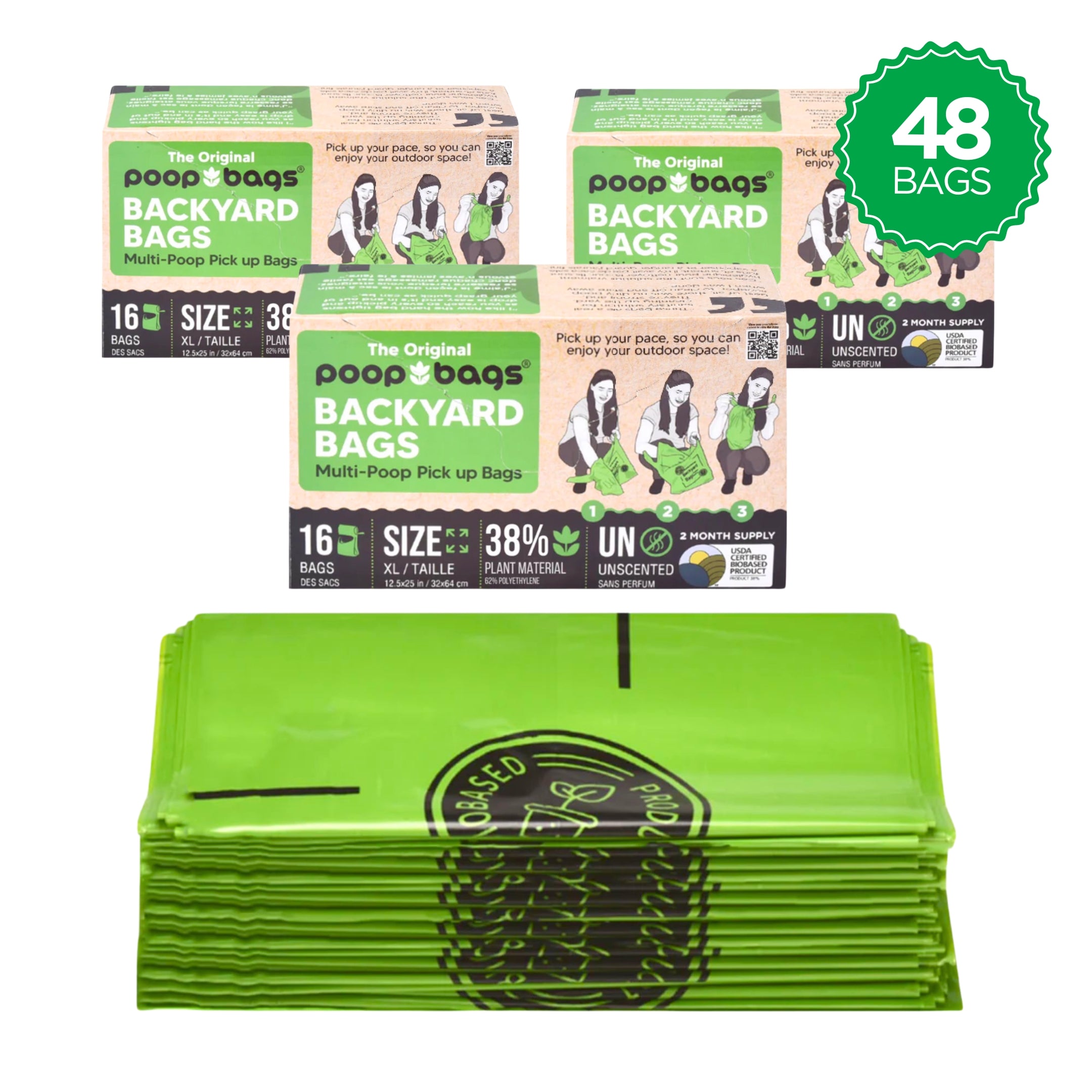 Backyard Multi Pick-up Poop Bags