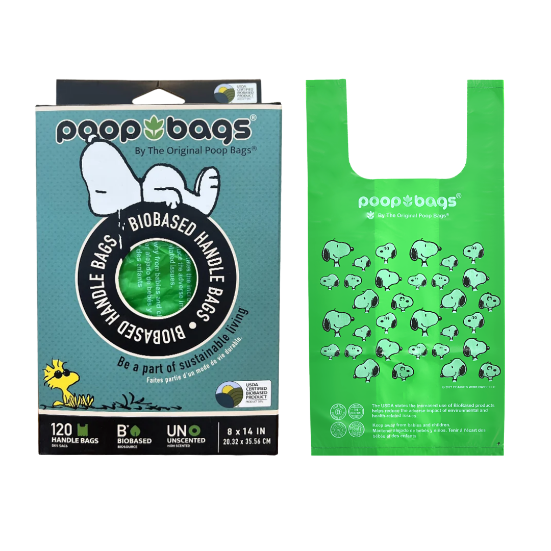 Snoopy® Handle Tie Poop Bags