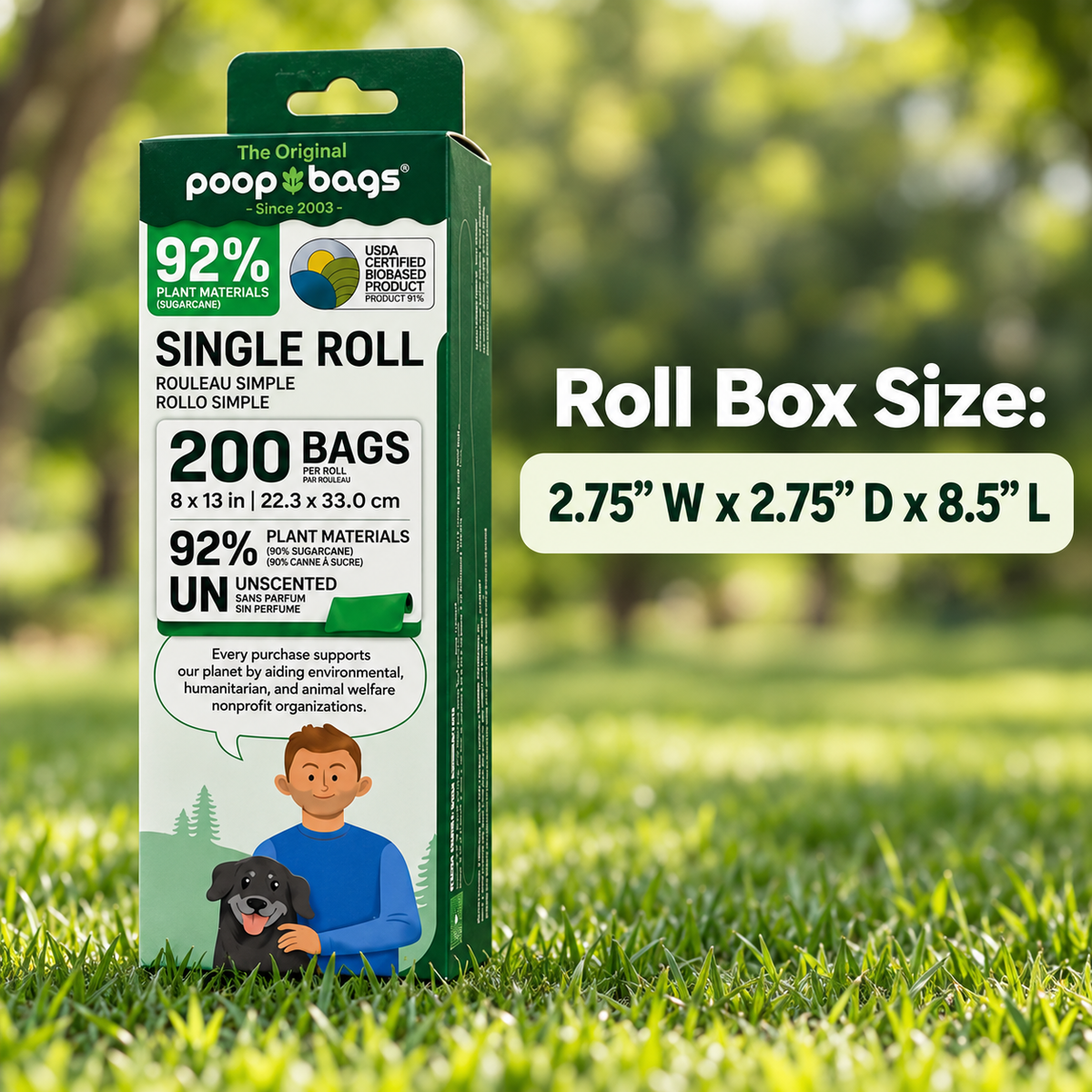 92% Plants Roll Bags
