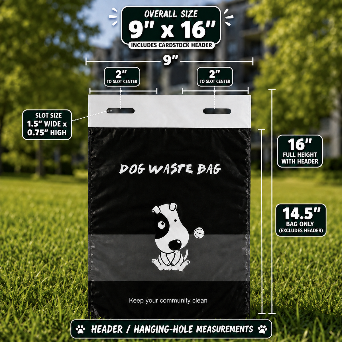 20% Recycled Header Bags