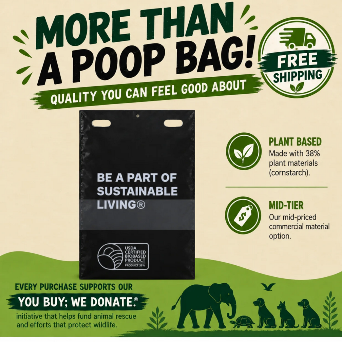 38% Plants Header Bags