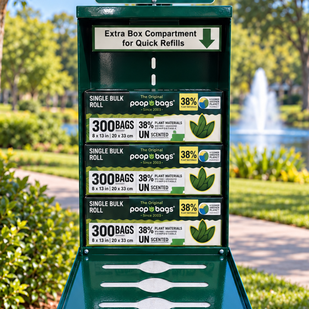 Bulk Roll Poop Bags Dispenser