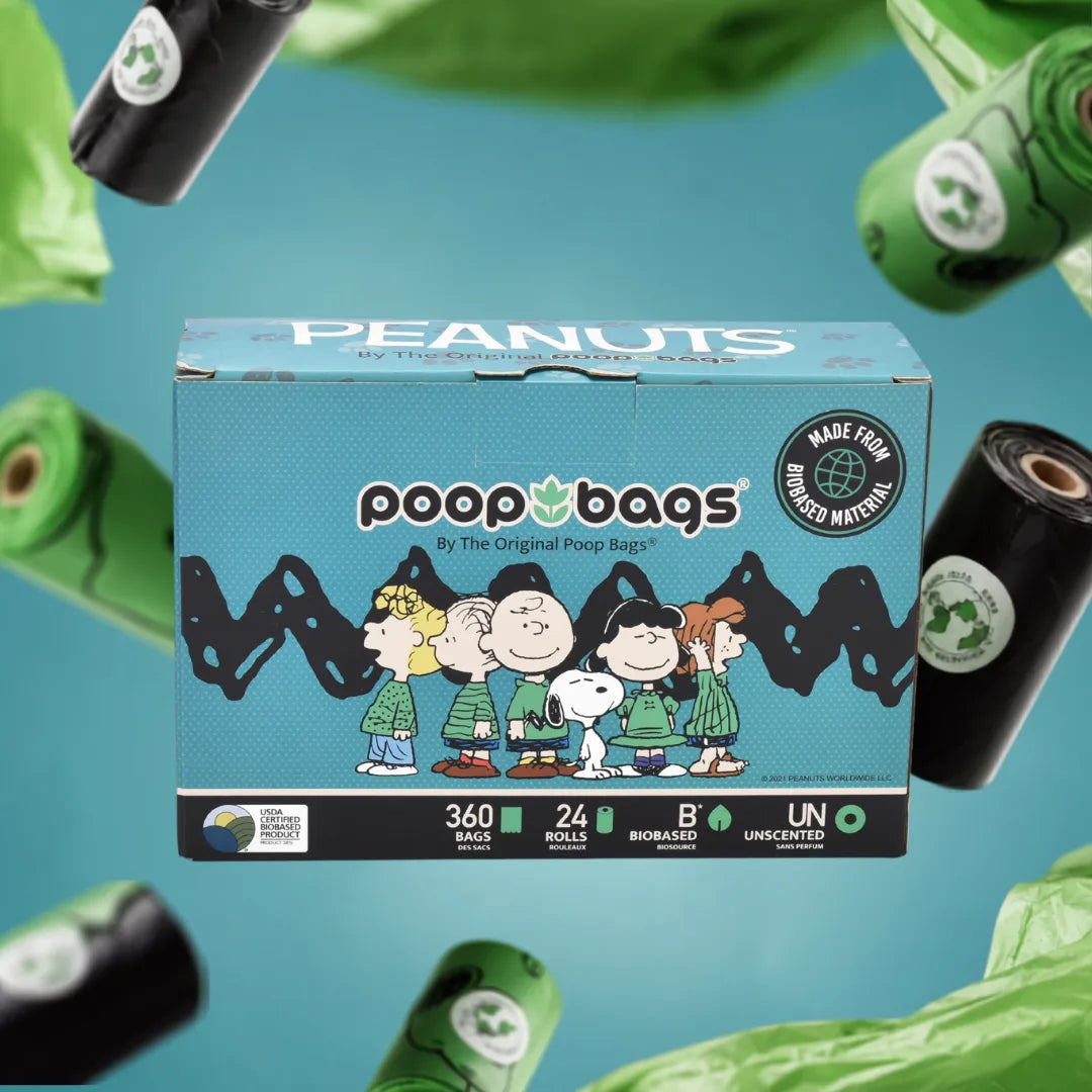Snoopy® 360 Leash Roll Poop Bags