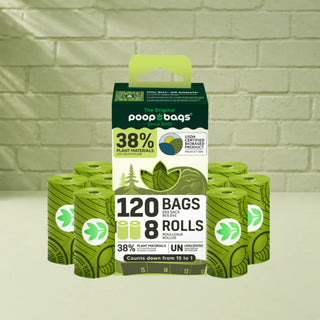 Countdown Rolls® Unscented Leash Roll Poop Bags