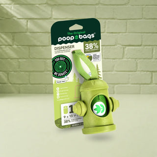 Hydrant Dispenser + Leash Roll Poop Bags
