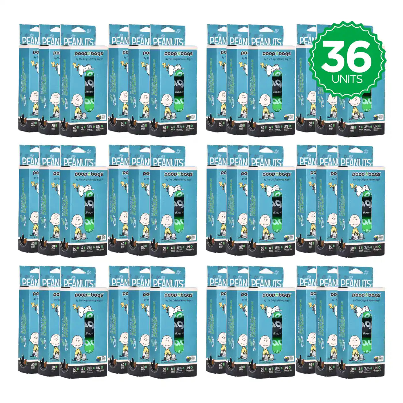 Wholesale Snoopy® Leash Roll Poop Bags