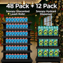 Wholesale Stocking Stuffer Orange Scented Snoopy Leash Roll Bundle + 12 Snoopy Hydrant Dispensers