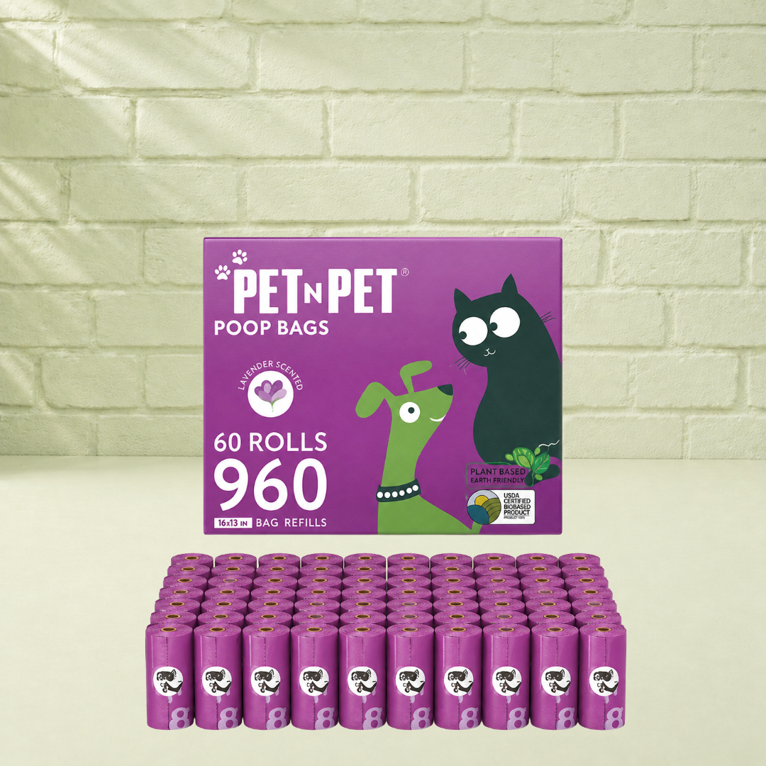 Premium Lavender-Scented Poop Bags