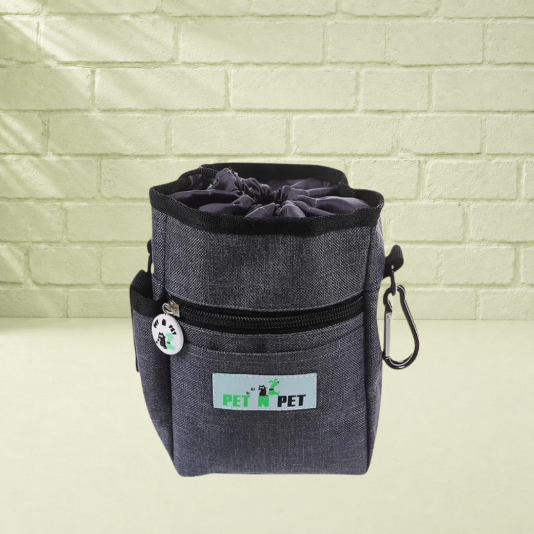 Dog Treat Pouch with 3 Rolls of Poop Bags