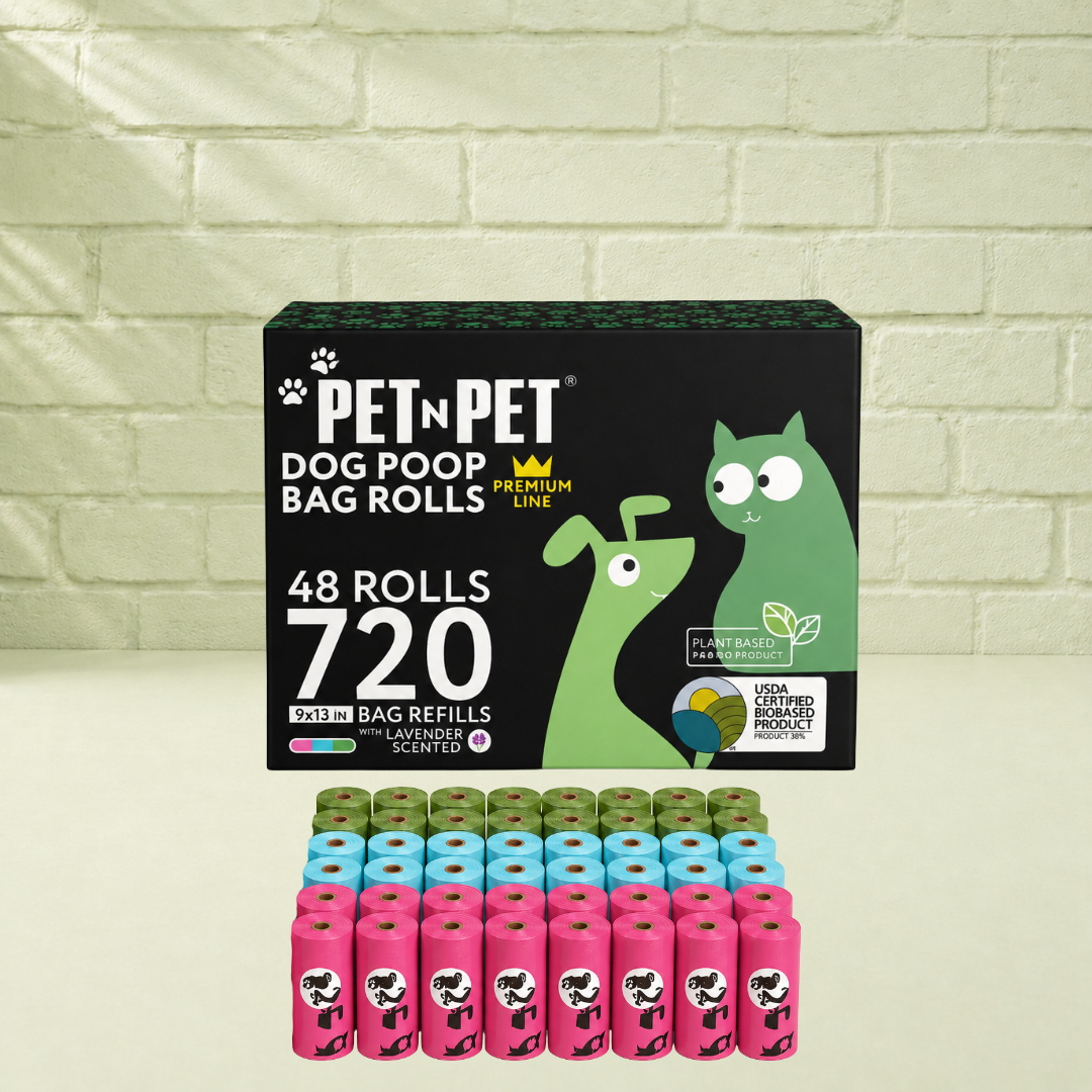 Lavender-Scented Colorful Poop Bags