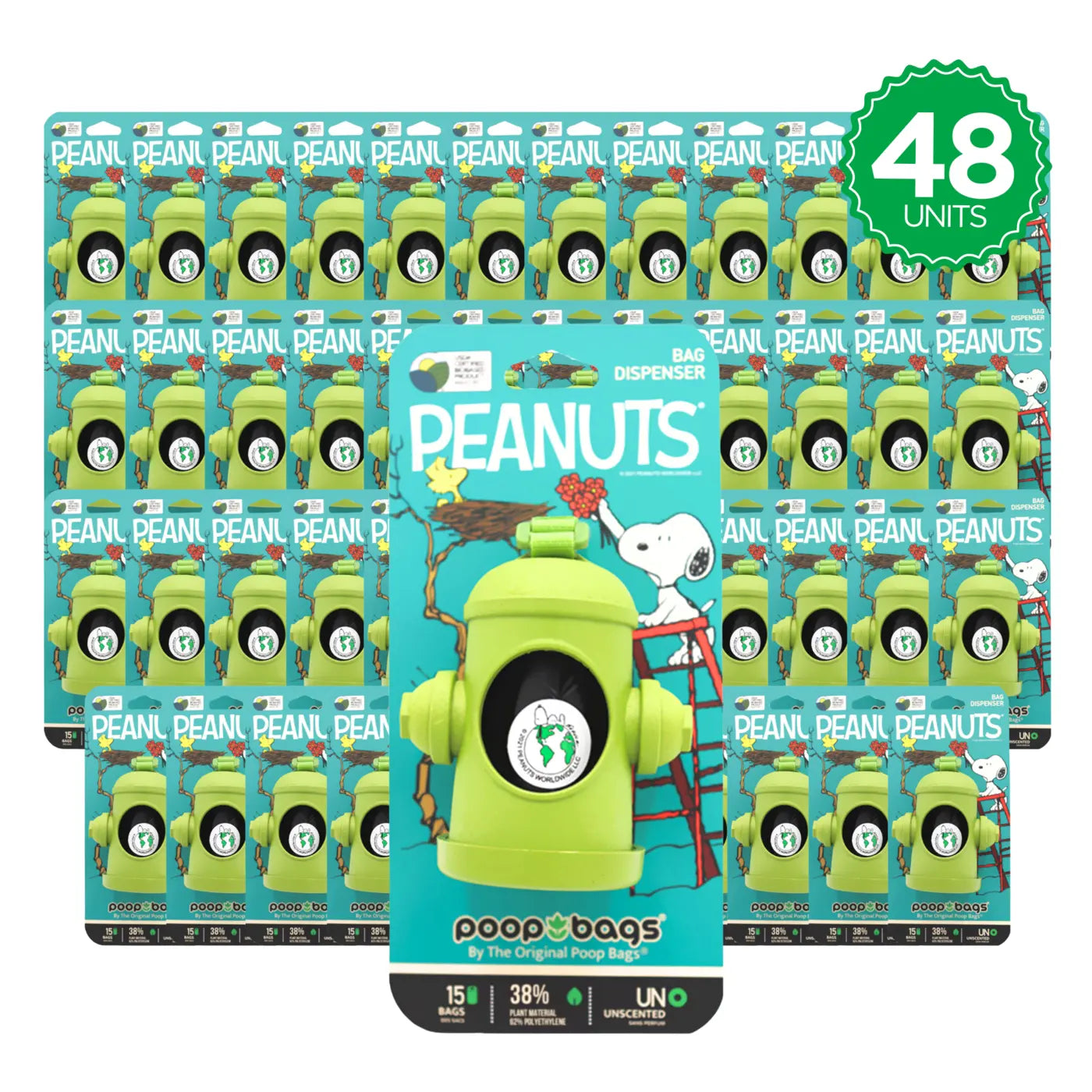 Wholesale Snoopy® Hydrant Dispenser + Leash Roll Poop Bags