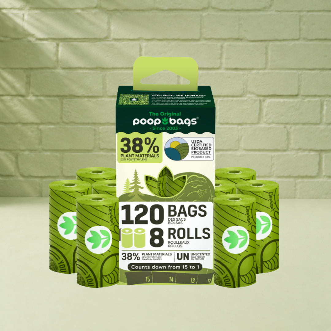 Countdown Rolls® Unscented Leash Roll Poop Bags
