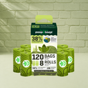 Countdown Rolls® Unscented Leash Roll Poop Bags