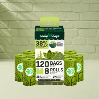 Countdown Rolls® Unscented Leash Roll Poop Bags