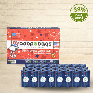 Americana Leash Roll Poop Bags