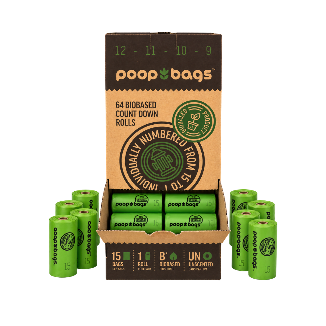 Countdown Rolls® Unscented Leash Roll Poop Bags 960-Bag SuperBox