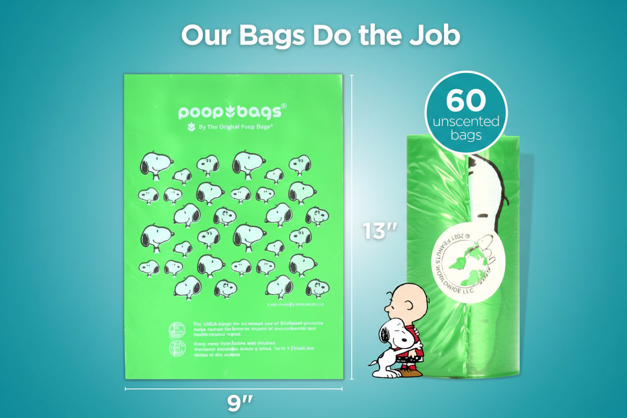 Wholesale Snoopy® Leash Roll Poop Bags