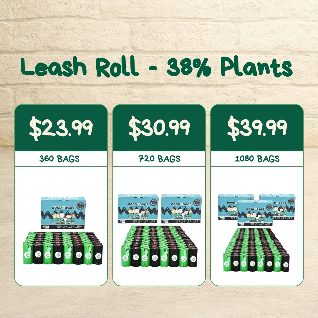 360 Leash Roll Poop Bags