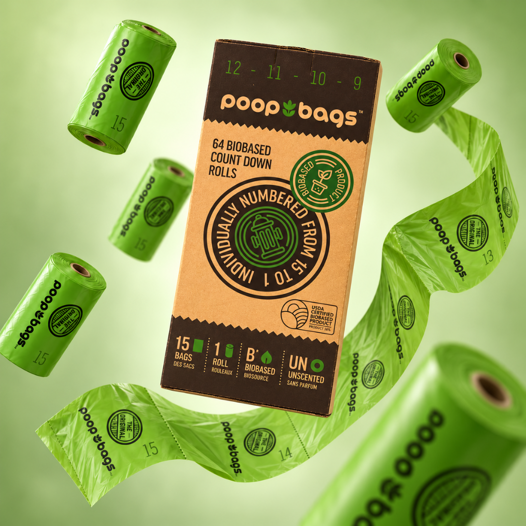 Countdown Rolls® Unscented Leash Roll Poop Bags 960-Bag SuperBox