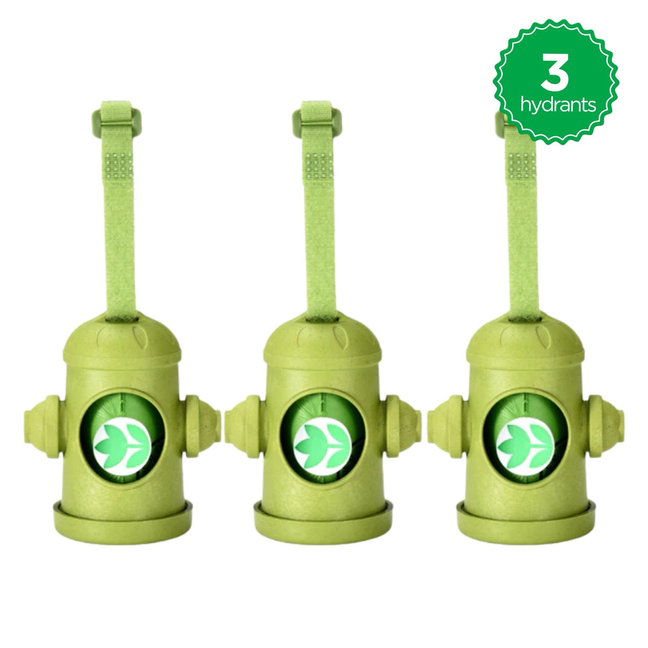 Dog Leash Poop Bags - 15 Bags Hydrant Dispenser | PoopBags
