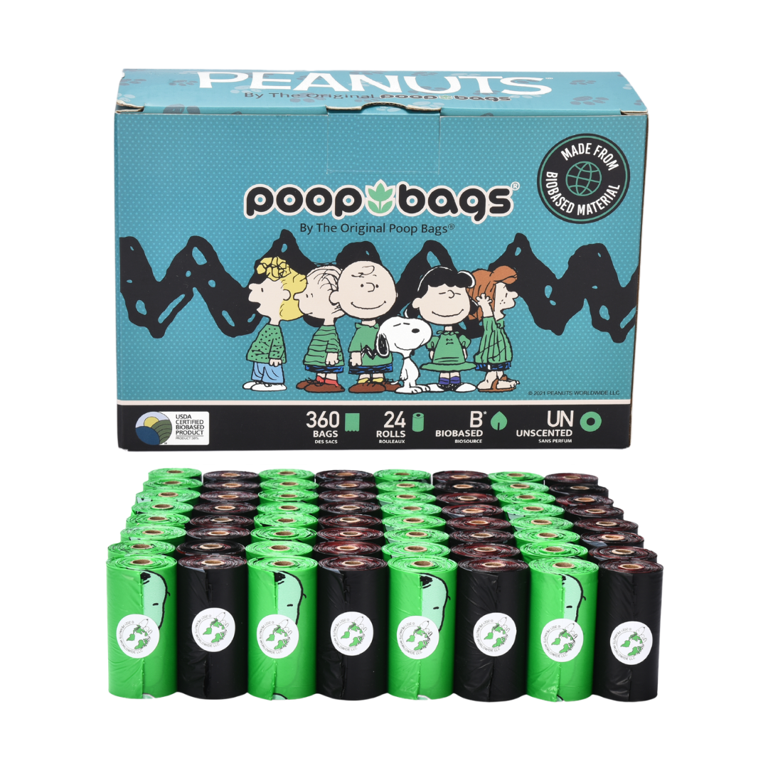 Snoopy® 360 Leash Roll Poop Bags