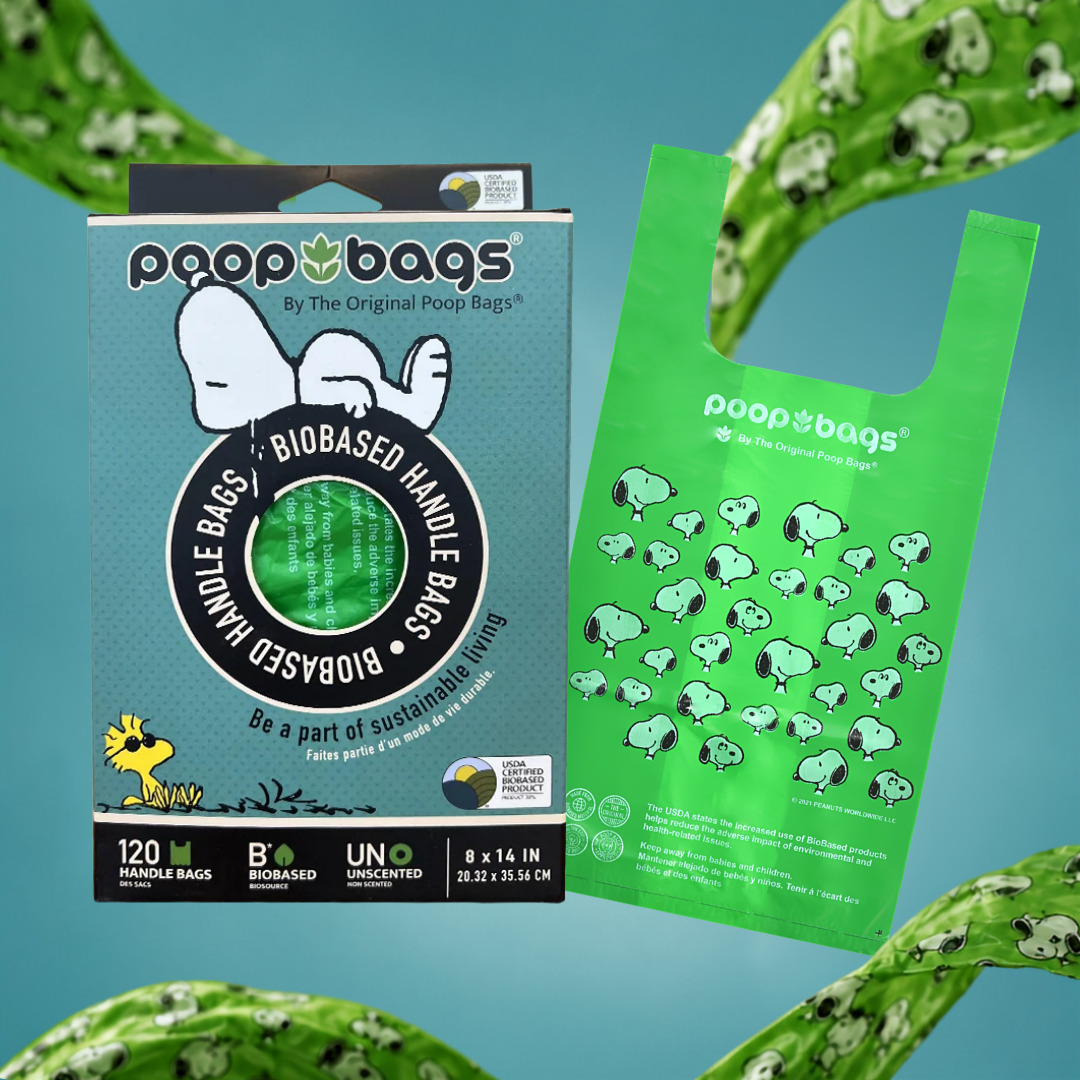 Snoopy® Handle Tie Poop Bags