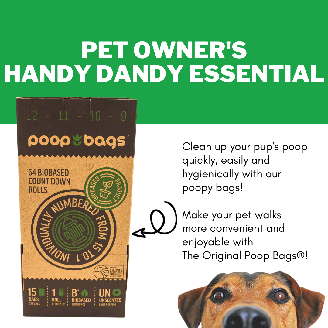 Wholesale SuperBox of 64 biobased Countdown Rolls, marketed as a pet owner's essential.