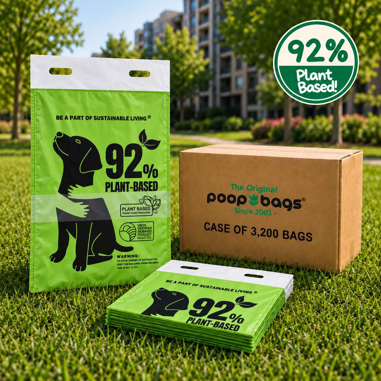 92% Plants Header Bags