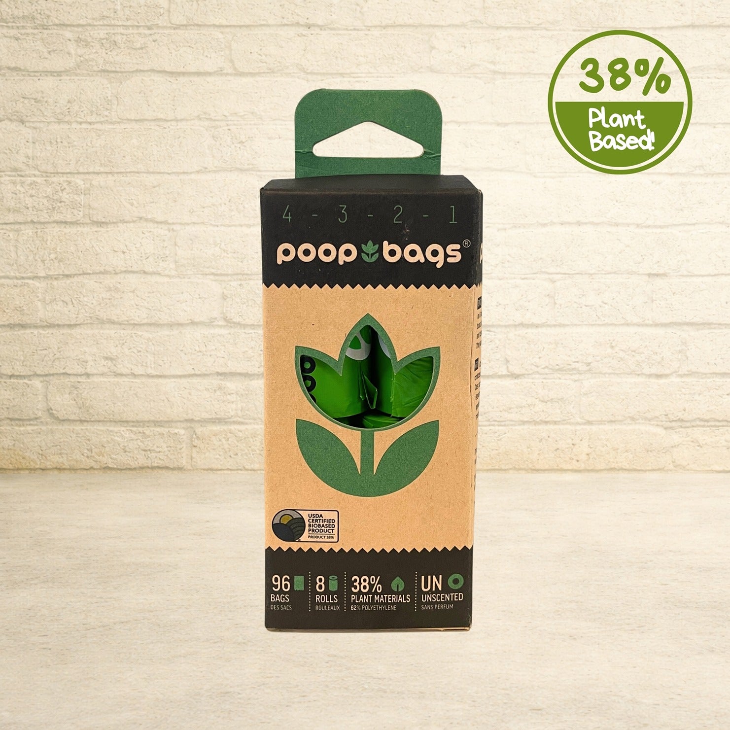 Countdown Rolls® 96 Count Unscented Leash Roll Poop Bags