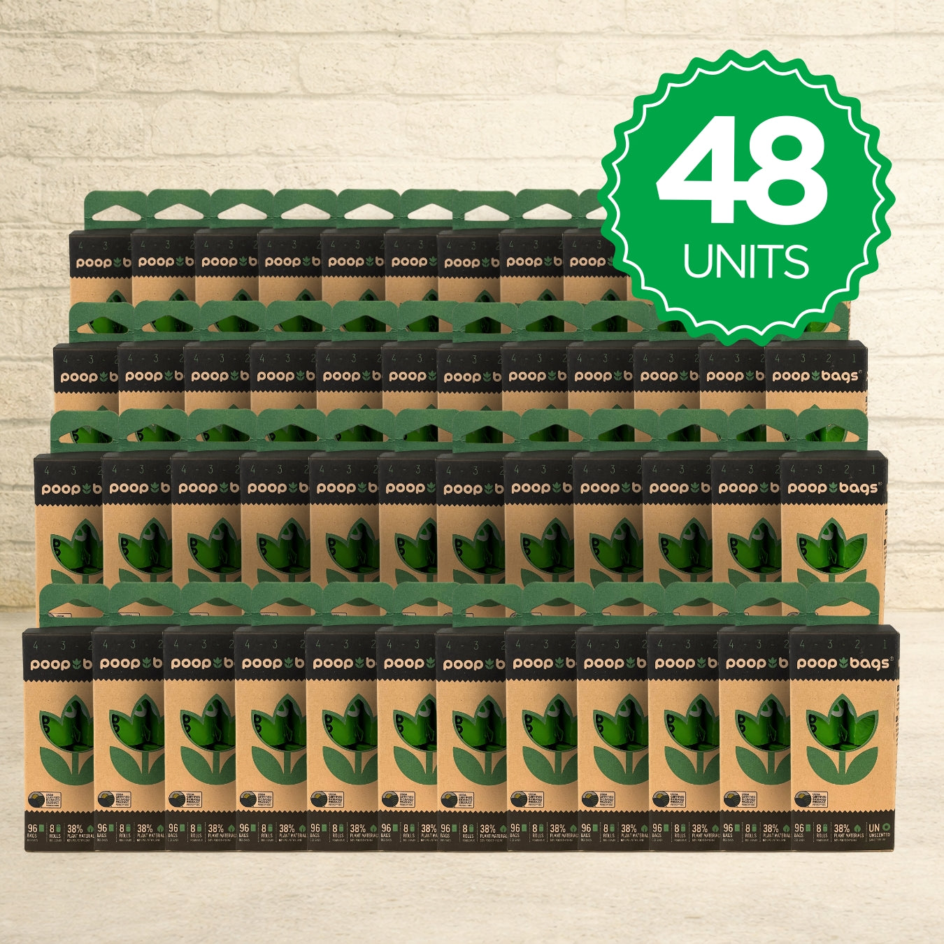 Countdown Rolls® 96 Count Unscented Leash Roll Poop Bags