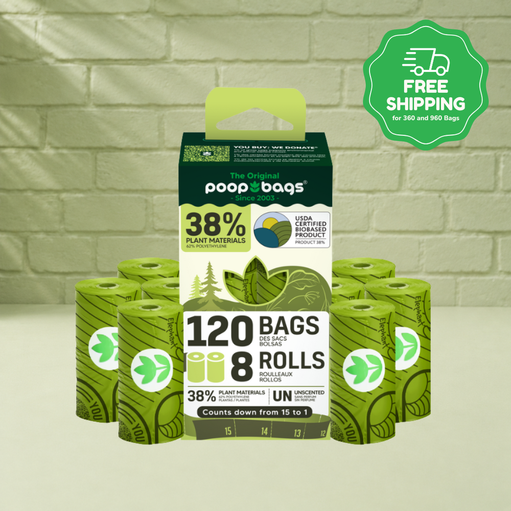 Countdown Rolls® Unscented Leash Roll Poop Bags