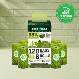 Countdown Rolls® Unscented Leash Roll Poop Bags