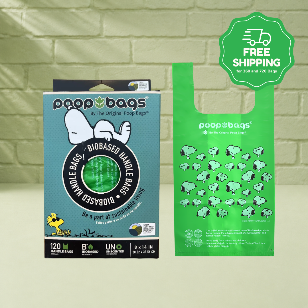 Snoopy® Handle Tie Poop Bags