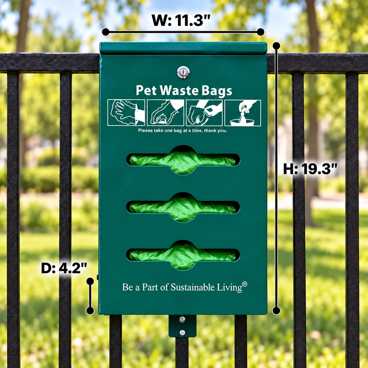 Bulk Roll Poop Bags Dispenser