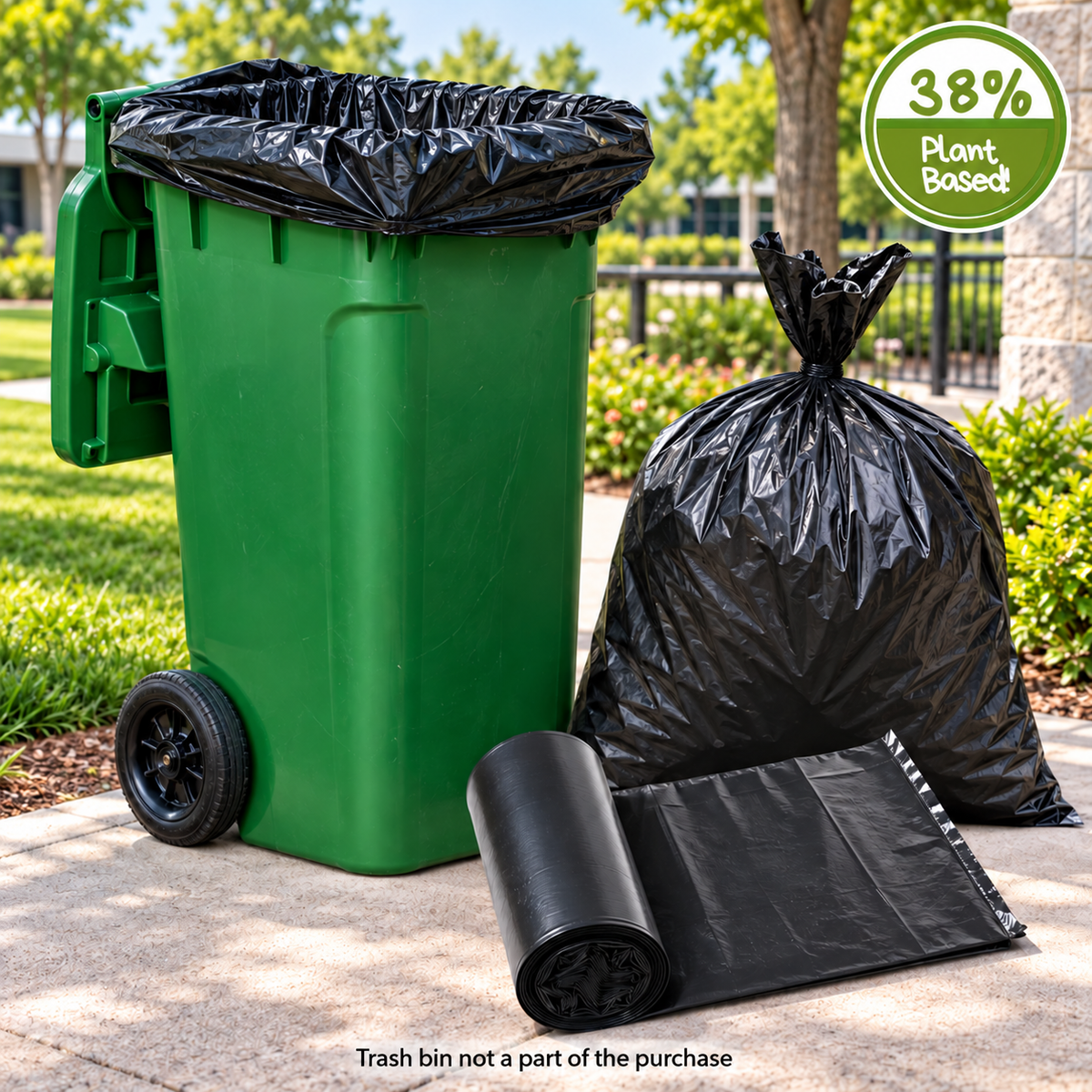38% Plants - 45 Gallon Trash Can Liners