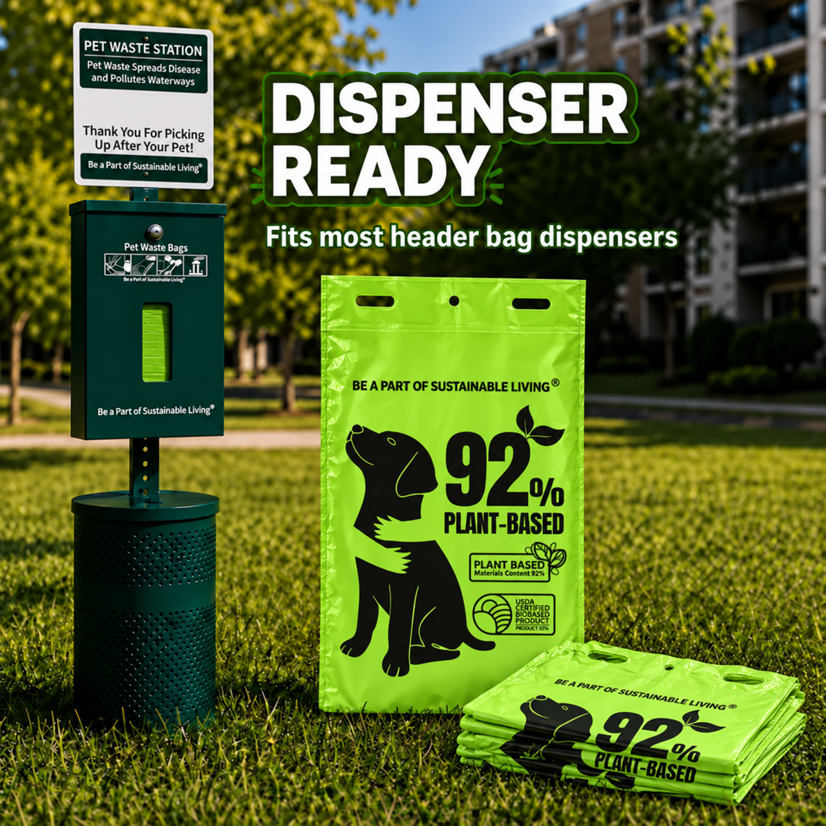 92% Plants Header Bags