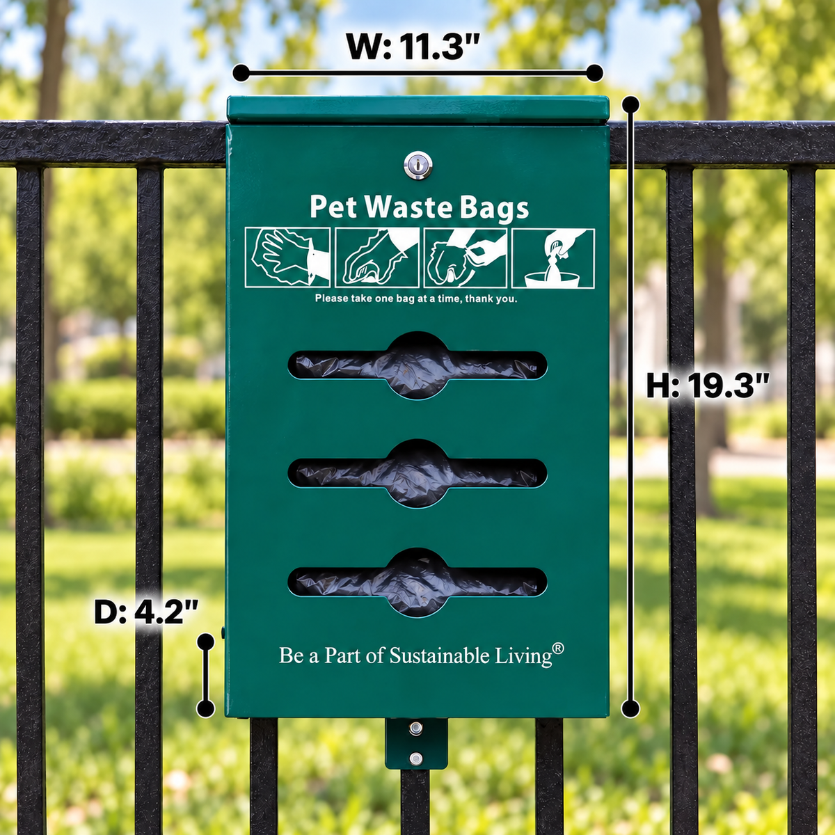 Bulk Roll Poop Bags Dispenser