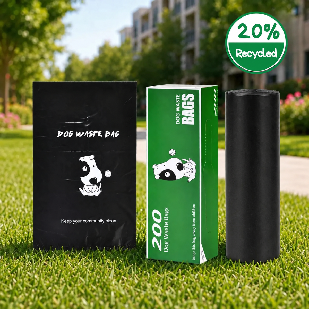 20% Recycled Roll Bags