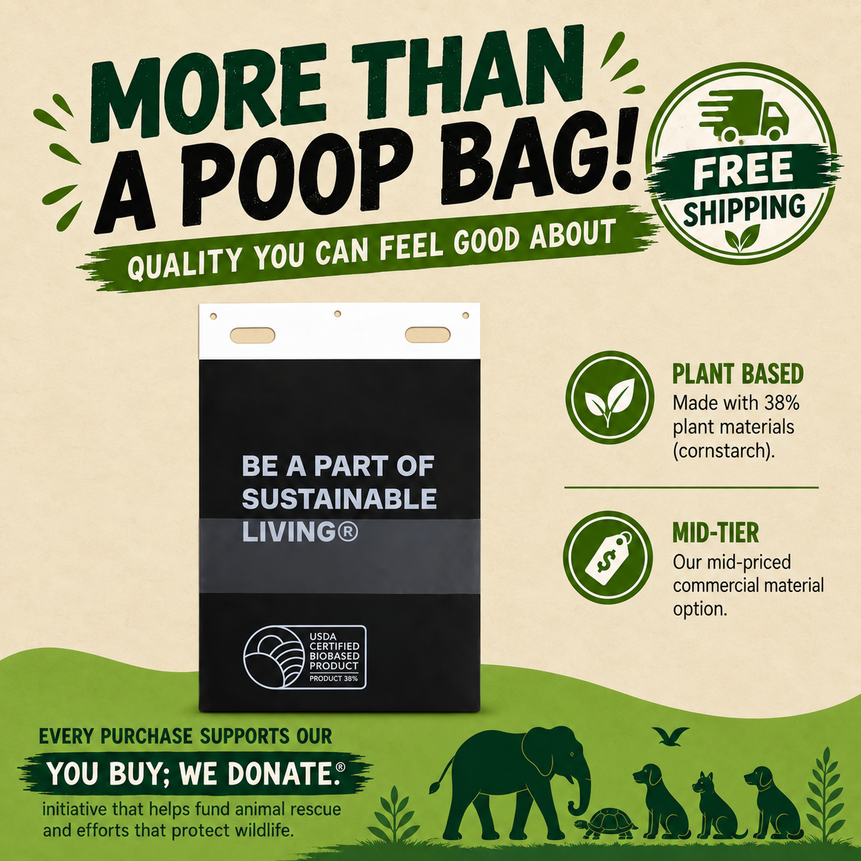 38% Plants Header Bags