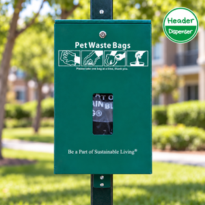 Header Poop Bags Dispenser