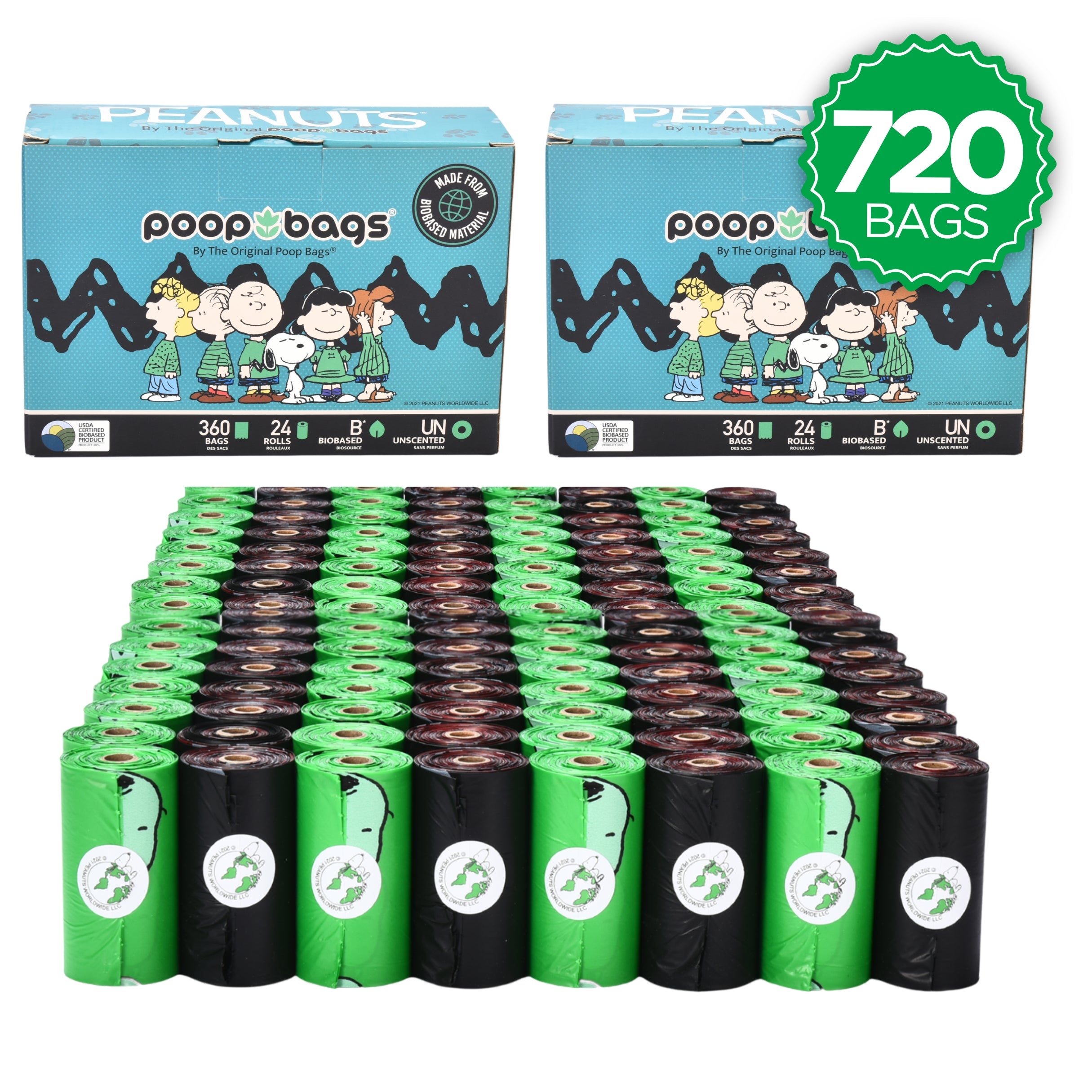 360 Leash Roll Poop Bags