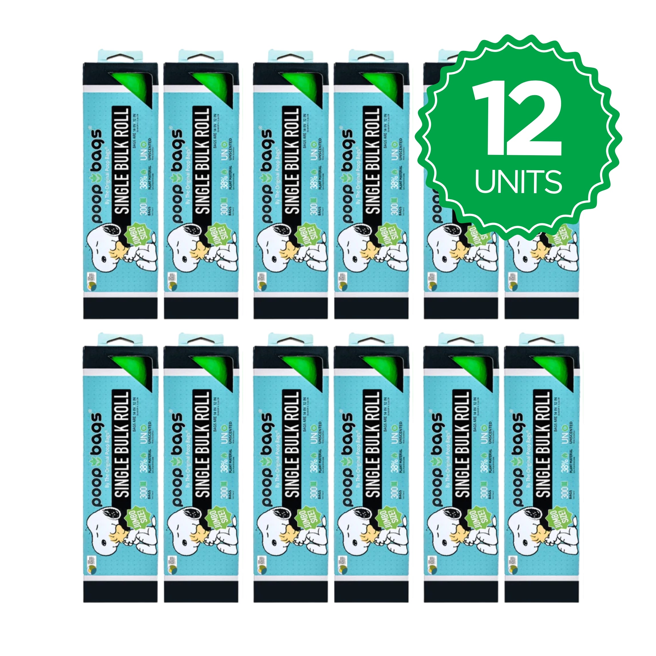 Wholesale Snoopy® Jumbo Bulk Roll Poop Bags