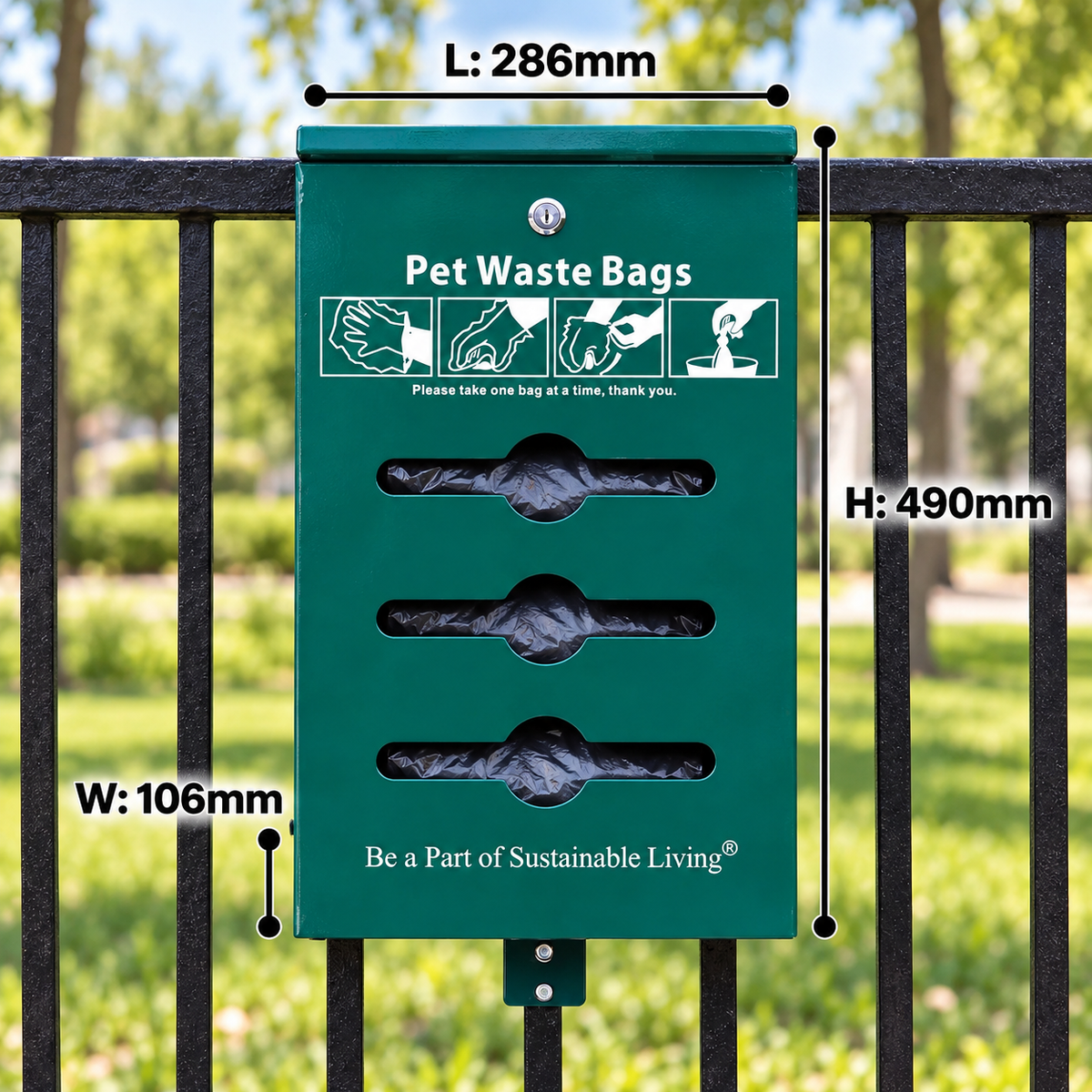 Bulk Roll Poop Bags Dispenser