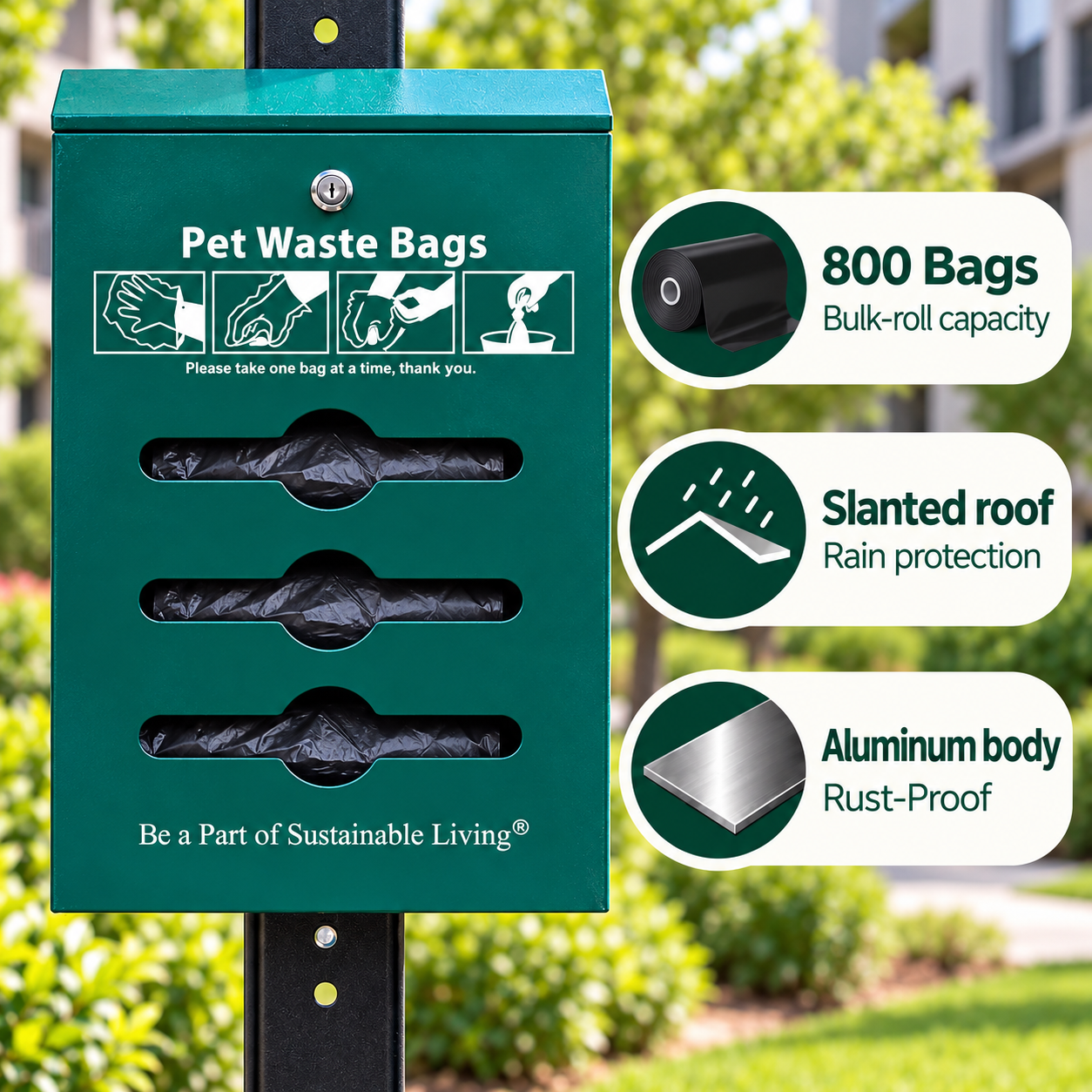 Bulk Roll Poop Bags Dispenser