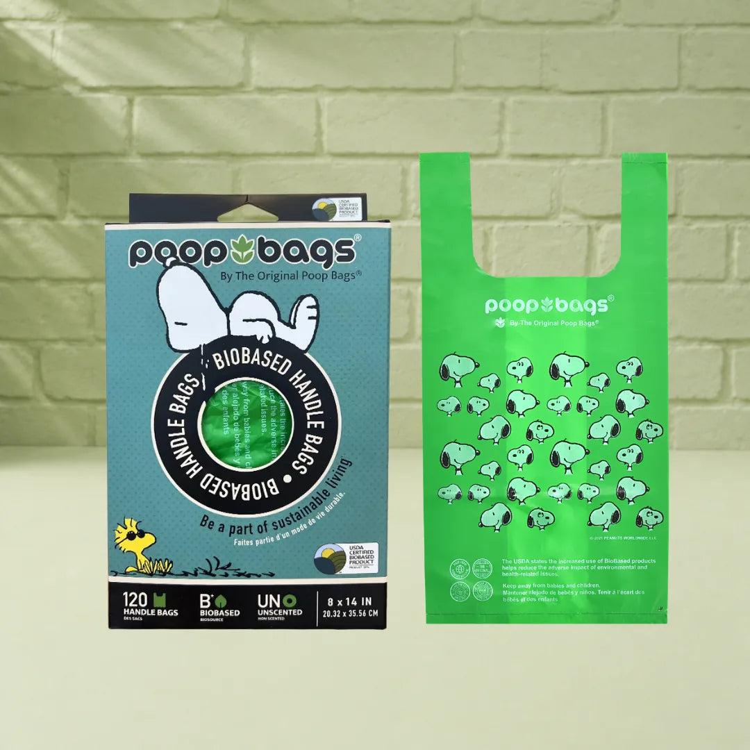 Snoopy® Handle Tie Poop Bags
